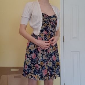 White Cropped Caridgan